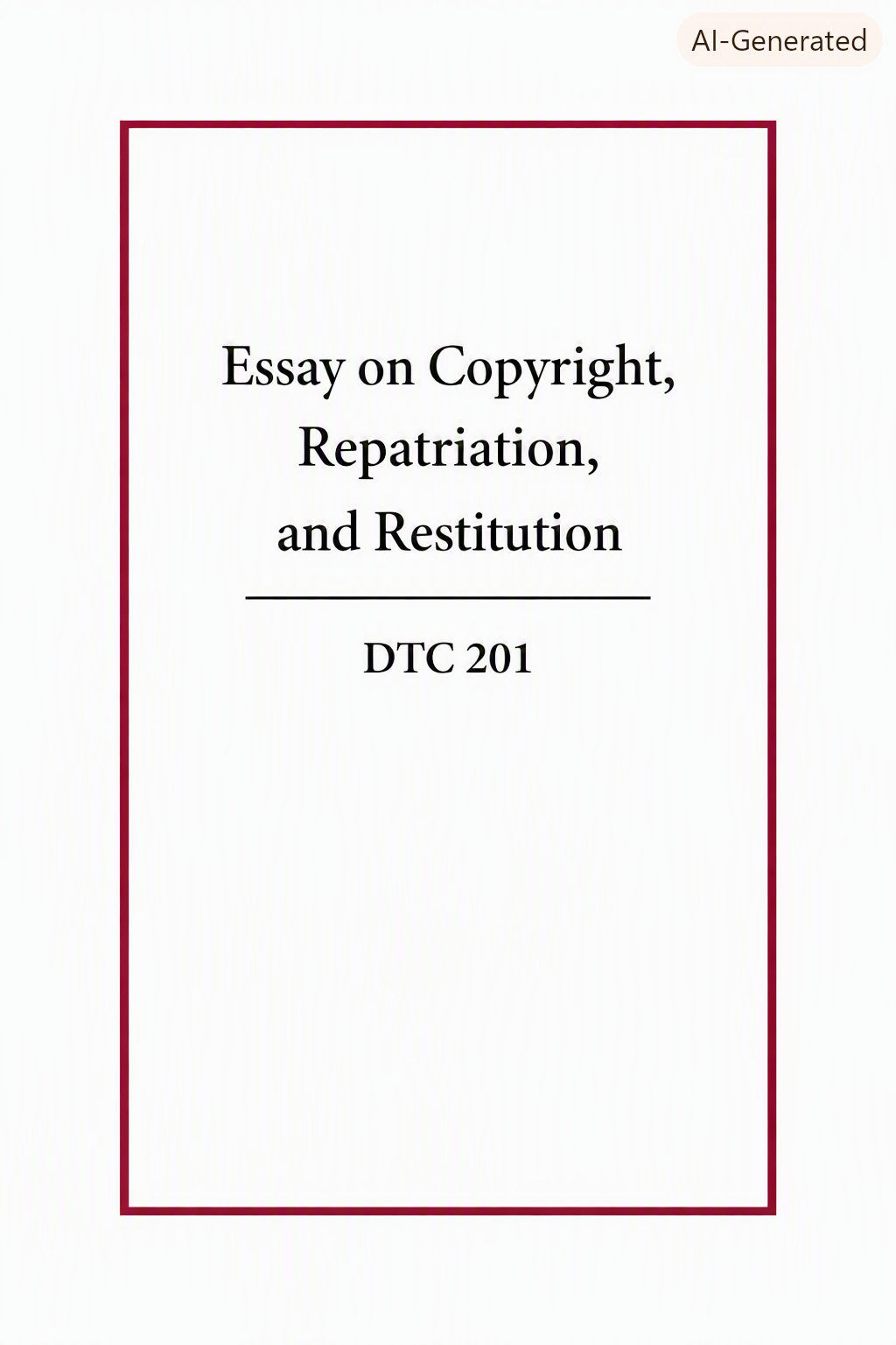 Copyright Essay Thumbnail